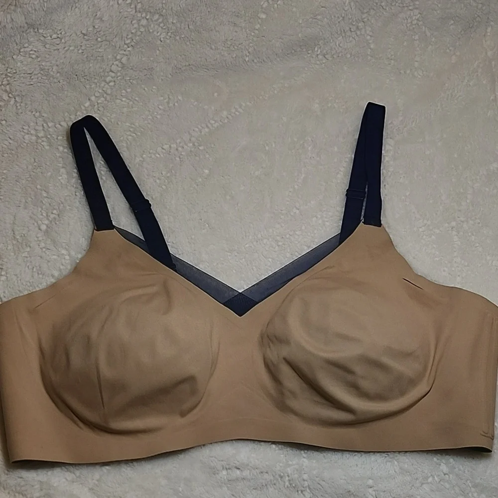 Honeylove Liftwear Crossover Bra Blue Navy  Size 3X - Picture 14 of 16